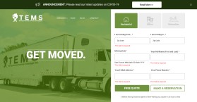 Web Design entry 2605843 submitted by pink to the Web Design for The Experienced Movers and Storage run by Andre.salaf@gmail.com