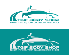 Logo Design Entry 2649381 submitted by z@idan123 to the contest for TGIF Body Shop run by Curious1!