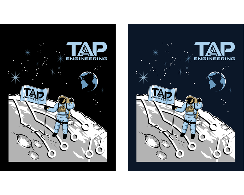 T-Shirt Design entry 2586425 submitted by Jagad Langitan to the T-Shirt Design for TAP Engineering run by kevinrose17