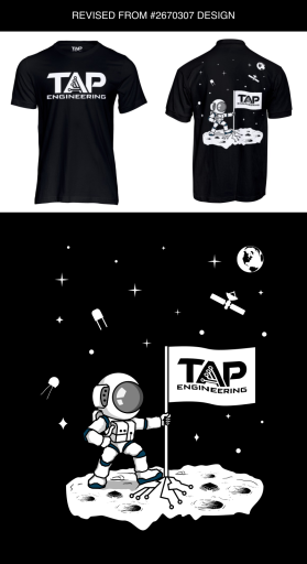 T-Shirt Design entry 2592814 submitted by exvy to the T-Shirt Design for TAP Engineering run by kevinrose17