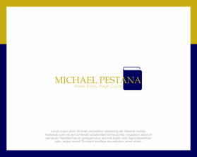 Logo Design Entry 2447915 submitted by Soga to the contest for Michael Pestana   run by kmuch
