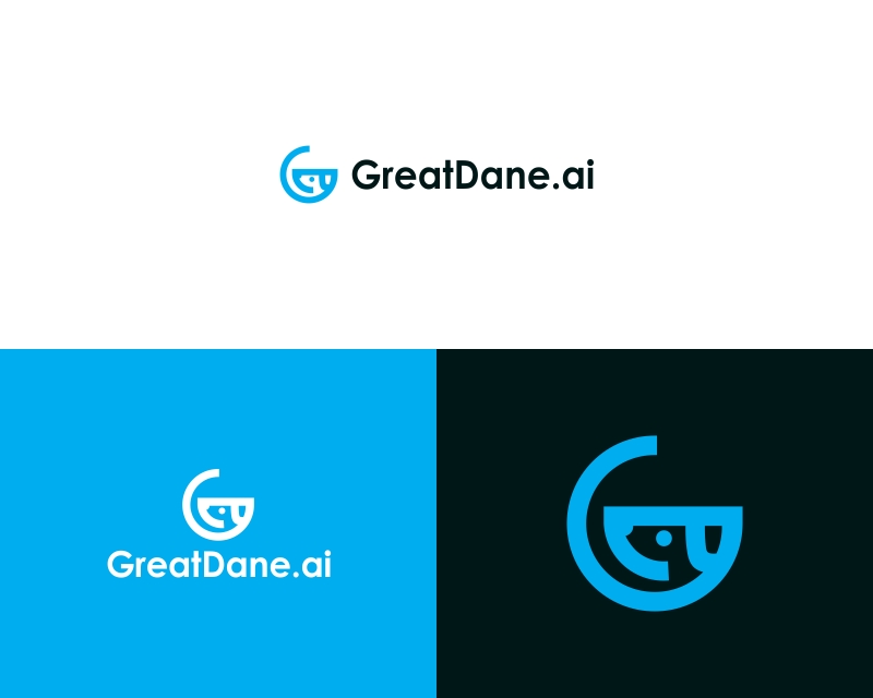 Logo Design entry 2385962 submitted by burhan715 to the Logo Design for GreatDane.ai run by brunoligutti