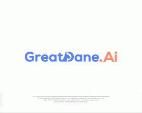 Logo Design entry 2414652 submitted by doel_tangsi to the Logo Design for GreatDane.ai run by brunoligutti