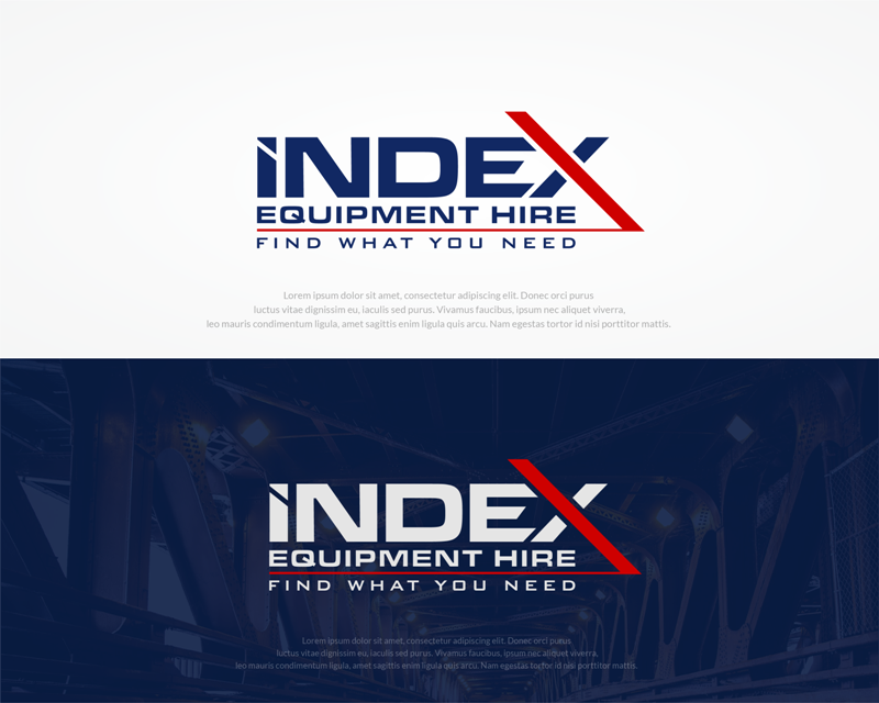 Logo Design entry 2413880 submitted by dhanny09 to the Logo Design for Index Equipment Hire run by Indexequipmenthire