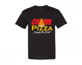 T-Shirt Design Entry 2492184 submitted by joegdesign to the contest for Champ Pizza run by tysonc22
