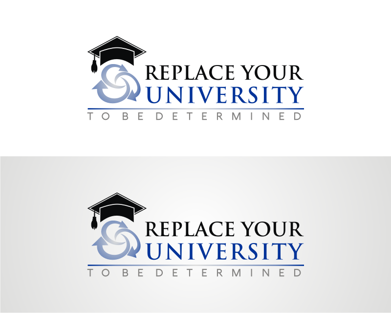 Logo Design entry 2418198 submitted by doel_tangsi to the Logo Design for Replace Your University run by kenny@kasmedia.io