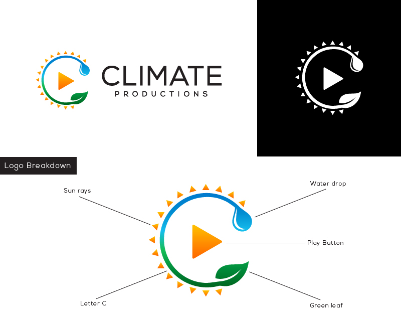 Logo Design entry 2421040 submitted by SplashBucket to the Logo Design for Climate Productions run by bclemms