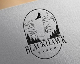 Logo Design entry 2430463 submitted by omart studio to the Logo Design for BlackHawk Ranch run by rgraham