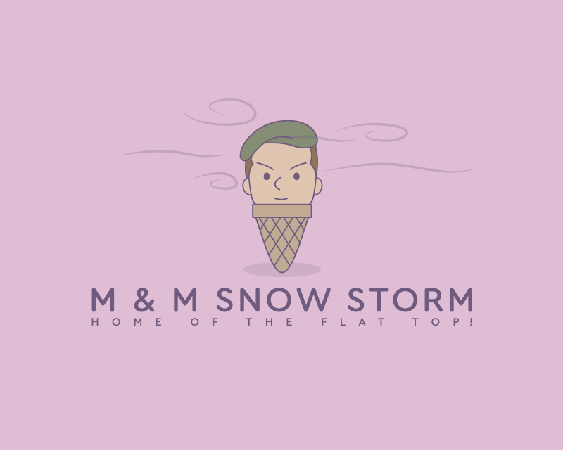 Logo Design entry 2438489 submitted by Nish to the Logo Design for M & M snow storm run by Amadoraida@yahoo.com 