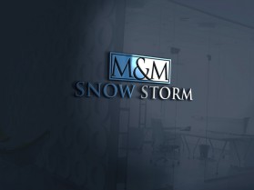 Logo Design entry 2429527 submitted by sardor to the Logo Design for M & M snow storm run by Amadoraida@yahoo.com 