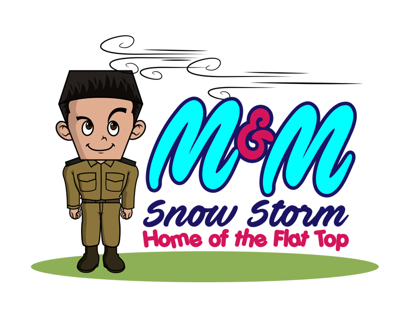 Logo Design entry 2438489 submitted by exvy to the Logo Design for M & M snow storm run by Amadoraida@yahoo.com 