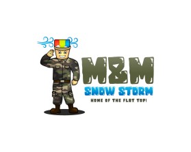 Logo Design entry 2438489 submitted by SplashBucket to the Logo Design for M & M snow storm run by Amadoraida@yahoo.com 