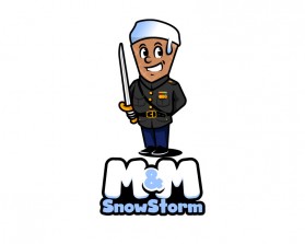 Logo Design Entry 2433653 submitted by sardor to the contest for M & M snow storm run by Amadoraida@yahoo.com 