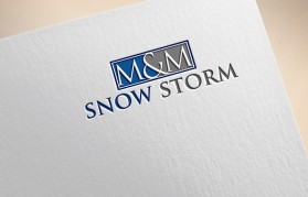 Logo Design entry 2429528 submitted by artnivora design to the Logo Design for M & M snow storm run by Amadoraida@yahoo.com 