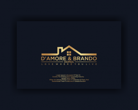 Logo Design entry 2431381 submitted by yusuflogo81 to the Logo Design for D'Amore & Brando Team run by Dino@BrandoHomes 