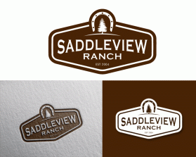 Logo Design entry 2458879 submitted by ekowahyu to the Logo Design for SaddleView Ranch run by jasonfimrite