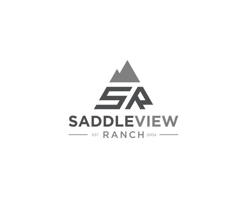 Logo Design entry 2436120 submitted by artnivora design to the Logo Design for SaddleView Ranch run by jasonfimrite