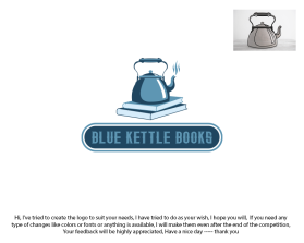 Logo Design entry 2448527 submitted by Crnic to the Logo Design for Blue Kettle Books run by murphymonica