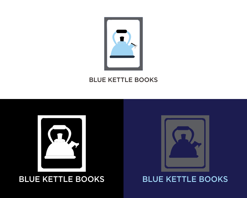 Logo Design entry 2457833 submitted by Mirza to the Logo Design for Blue Kettle Books run by murphymonica