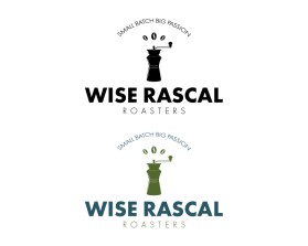 Logo Design Entry 2452349 submitted by rebelsdesign to the contest for WISE RASCAL ROASTERS run by wiserascal
