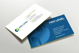 Business Card & Stationery Design entry 2455329 submitted by Amit1991 to the Business Card & Stationery Design for Pro Level Cleaning run by Terrance423