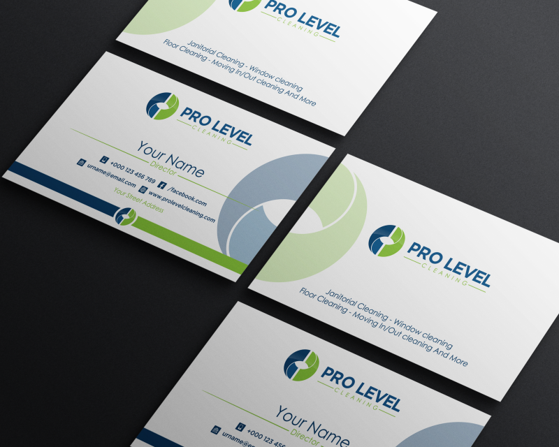 Business Card & Stationery Design entry 2455329 submitted by hery_cdt to the Business Card & Stationery Design for Pro Level Cleaning run by Terrance423