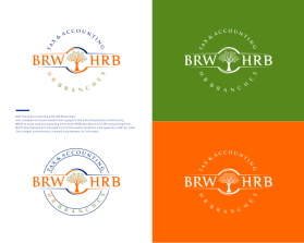 Logo Design Entry 2454942 submitted by ndaru_ to the contest for BRW Tax & Accounting  and HR Branches run by Rain594