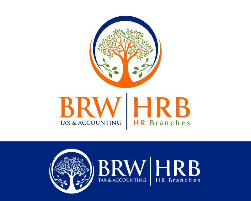 Logo Design entry 2461877 submitted by Armchtrm to the Logo Design for BRW Tax & Accounting  and HR Branches run by Rain594