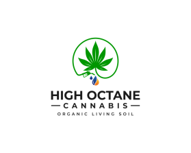 Logo Design entry 2455965 submitted by exvy to the Logo Design for High Octane Cannabis run by OverhaulNetwork