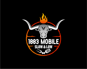 Logo Design Entry 2458043 submitted by acha to the contest for 1883 mobile run by markw