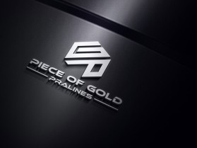 Logo Design Entry 2461613 submitted by Dark49 to the contest for Piece of Gold Pralines run by POGPralines