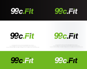 Logo Design entry 2473524 submitted by SN to the Logo Design for 99c.Fit run by andrewdimo
