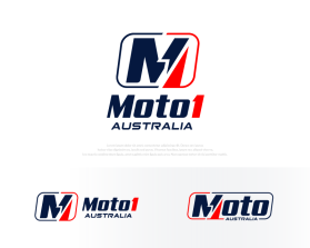Logo Design entry 2471079 submitted by madebymicah to the Logo Design for Moto1 Australia run by moto1australia