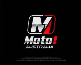 Logo Design Entry 2471064 submitted by dhanny09 to the contest for Moto1 Australia run by moto1australia