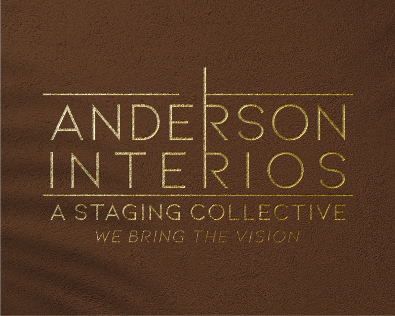 Logo Design entry 2479582 submitted by Armchtrm to the Logo Design for Anderson Interiors, A Staging Collective run by aihomestaging