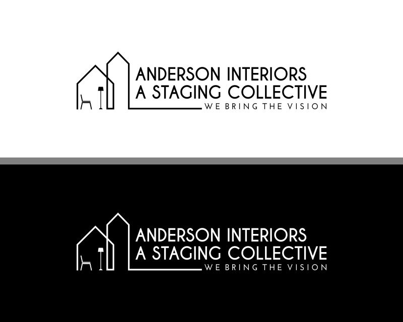 Logo Design entry 2476531 submitted by Haris06 to the Logo Design for Anderson Interiors, A Staging Collective run by aihomestaging