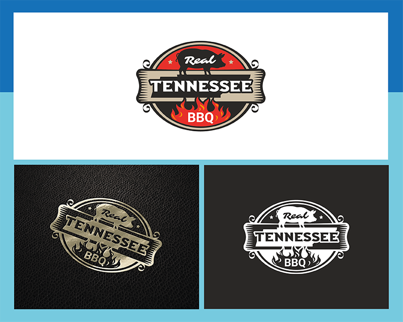 Logo Design entry 2481194 submitted by ikdesign to the Logo Design for Real Tennessee BBQ run by cbringle