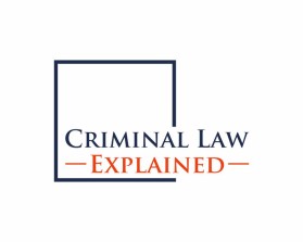 Logo Design entry 2483197 submitted by dickyomar to the Logo Design for Criminal Law Explained run by rosenbaumtaylor