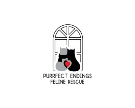Logo Design entry 2478013 submitted by madebymicah to the Logo Design for Purrfect Endings Feline Rescue run by Purrfect123