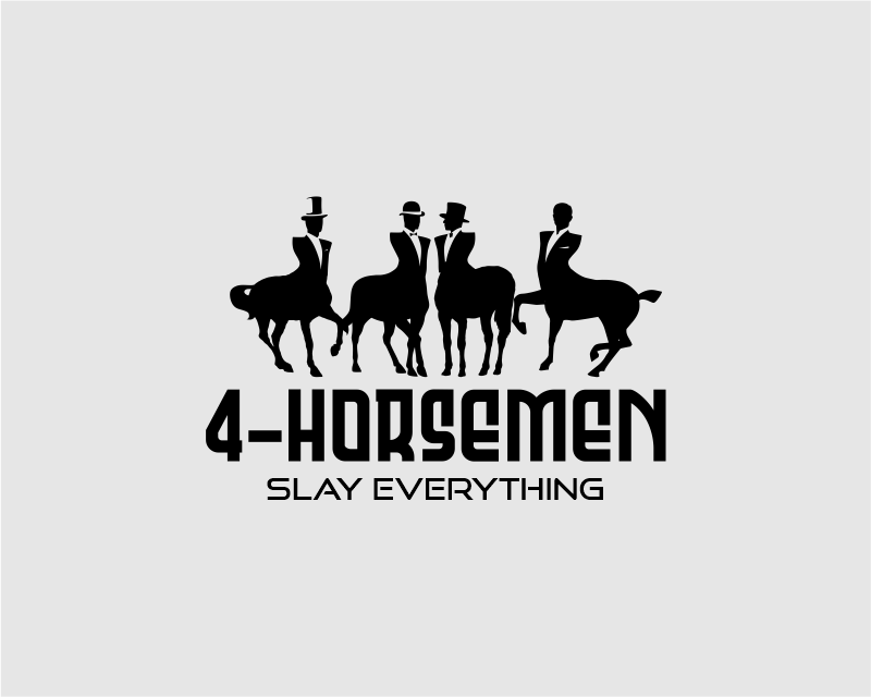 Logo Design entry 2479426 submitted by miledesign to the Logo Design for 4Horsemen run by Ryankunkel425