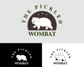 Logo Design entry 2484750 submitted by LizardSY to the Logo Design for The Pickled Wombat run by katybrooke