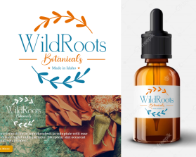 Logo Design Entry 2490645 submitted by marsell to the contest for WildRoots Botanicals run by elady