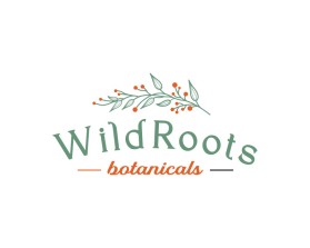 Logo Design Entry 2490534 submitted by ninjadesign to the contest for WildRoots Botanicals run by elady