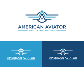 Logo Design Entry 2486807 submitted by binbin design to the contest for American Aviator run by Cooker