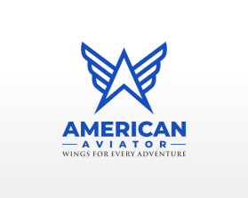 Logo Design Entry 2487312 submitted by fathur to the contest for American Aviator run by Cooker