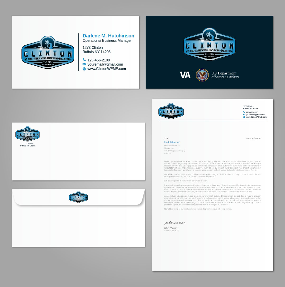Business Card & Stationery Design entry 2568130 submitted by Imagine Design