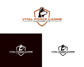 Logo Design entry 2496286 submitted by art dent to the Logo Design for Vital Force Canine run by drlauriecoger