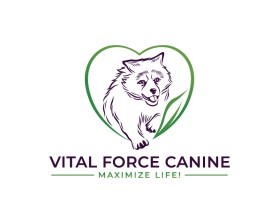Logo Design entry 2496774 submitted by art dent to the Logo Design for Vital Force Canine run by drlauriecoger