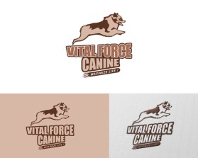 Logo Design Entry 2503684 submitted by embun to the contest for Vital Force Canine run by drlauriecoger