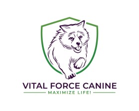Logo Design entry 2496773 submitted by art dent to the Logo Design for Vital Force Canine run by drlauriecoger